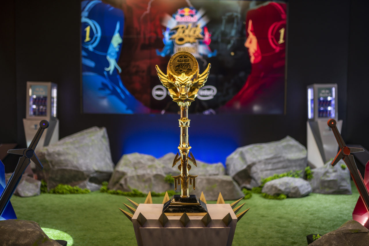 Esports trophy for Red Bull Player One 2019