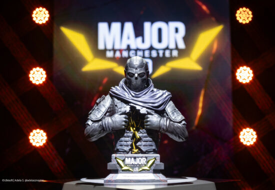 Esports trophy for Blast R6 Manchester Major 2024 Junliu&Gaël